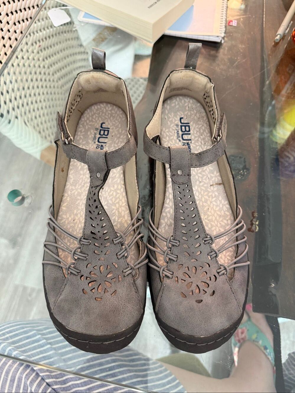JBU by Jambu Sahara Mary Jane Flats sz 9